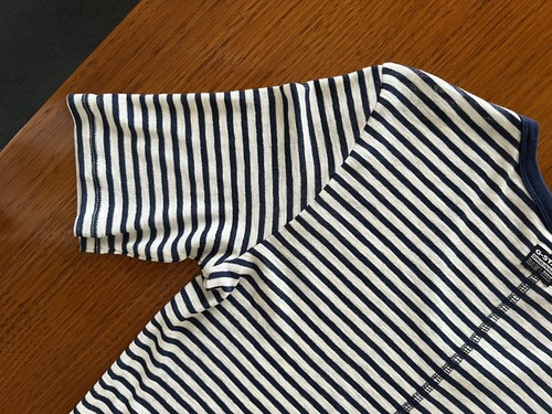 G-Star Raw SILBER Women's Stripe Slim fit T-shirt Size M Navy/White NEW WITH TAG - Picture 11 of 12