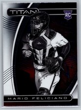 2021 Panini Chronicles Titan Baseball #11 Mario Feliciano RC Milwaukee Brewers