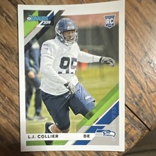 Panini 2019 Donruss L.J. Collier #263 Rookie Seattle Seahawks NFL Card