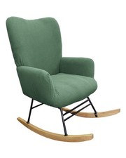 Jacquard 1 PC Nursery Rocking Chair Recliner Covers Upholstered Glider Rocker...