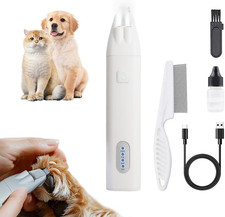2025 Upgraded New Dog Paw Trimmer with LED Light,9Mm Mini Blade,35 Db Quiet  Lo