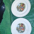 The Cronin China Co. Minerva Ohio White Plates (2) Courting Couple Scene — photo 5