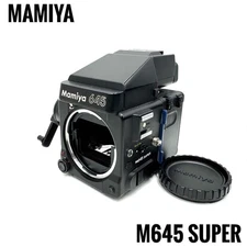 MAMIYA M645 SUPER AE Prism Finder Camera Body No Customs Fees US