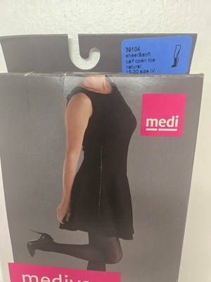 Mediven Sheer And Soft ,Calf OpenToe,Natural,15-20 size IV