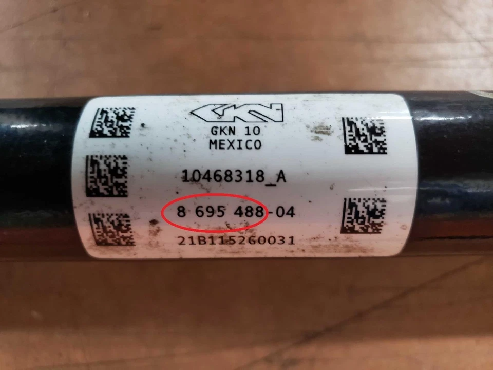 19 20 21 22 23 BMW X4 Right Rear Axle Shaft, 2.0L - Image 3 of 4