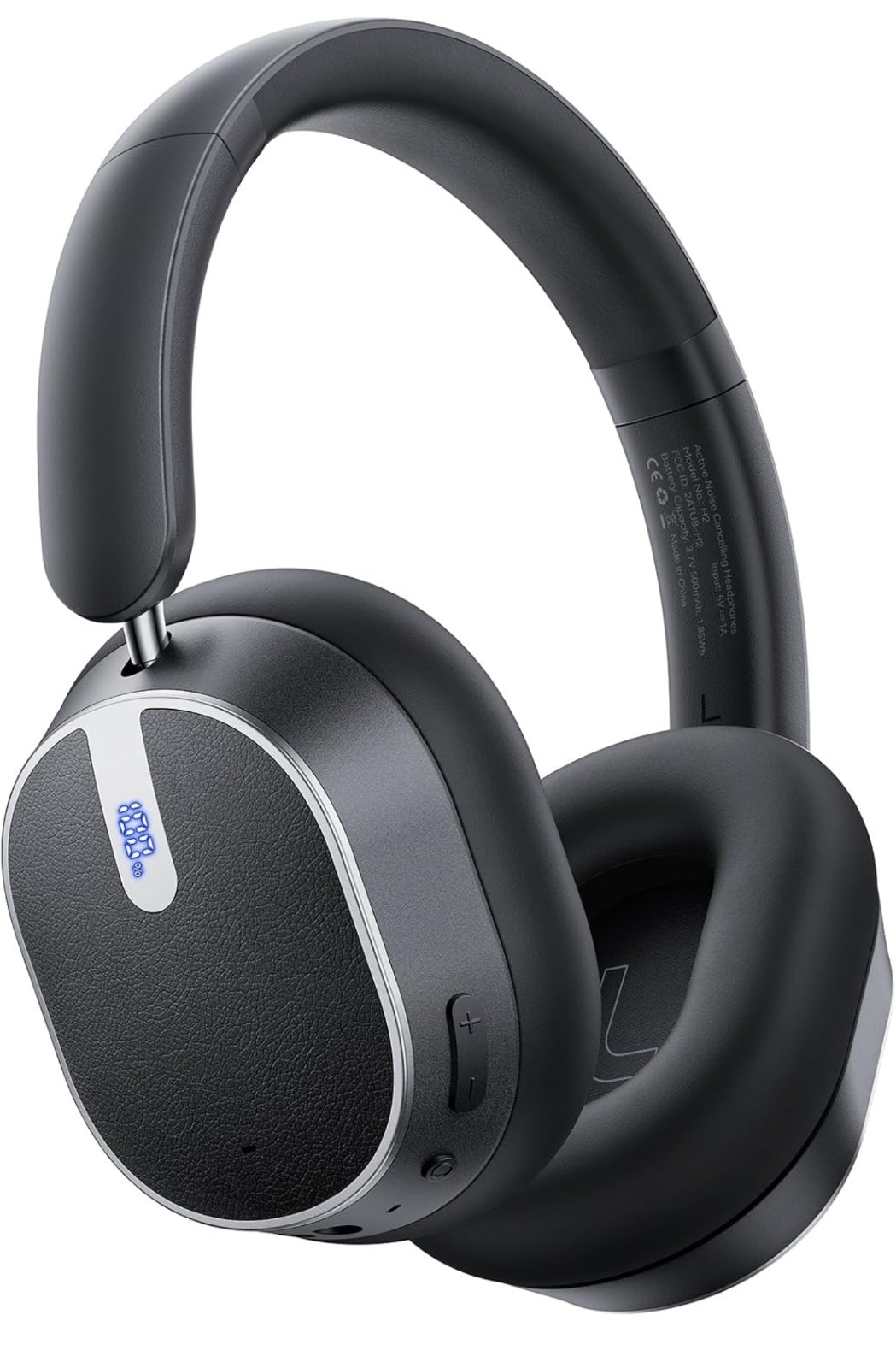 Active Noise Cancelling Headphones,120H Playtime Bluetooth 6.0 Wireless Headphon