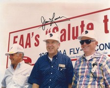 JIM LOVELL SIGNED 8x10 APOLLO 8 REUNION PHOTO  UACC & AFTAL AUTOGRAPH APOLLO 13