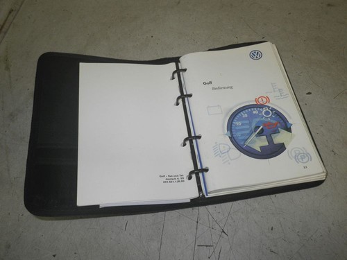 Bedienungsanleitung Bordmappe deutsch, 05/1999 + Anleitung Radio Beta  GOLF IV