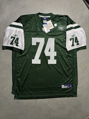 00's New York Jets Nick Mangold Vtg Reebok NFL Jersey Brand New