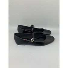 J.Crew Mary Jane Black Patent Flats CA766 Women's Sz 9