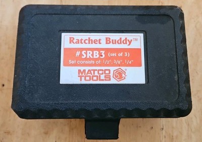 MATCO TOOLS  Thumb Wheel Ratchet Spinner Adapter Buddy 3 pc Set 1/2'',1/4'',3/8''