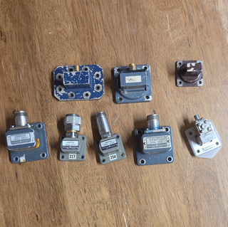 RF Waveguide Adapters Lot Mixed Marked "ADAPTER" MPN ADAPTER