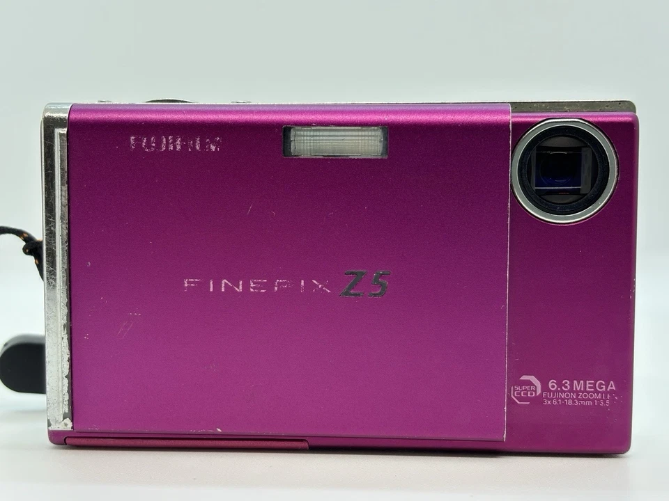 Fujifilm Finepix Z5fd Digital Camera 6.3MP Opt. 3x Zoom Pink from Japan / Exc - Image 2 of 4