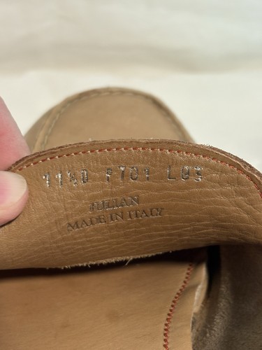 Tan Coach P701 L03 Julian Leather Loafer Mens Size 11 1/2 D Italy - Picture 10 of 10