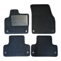 FußMatten Set Teppichmatten Land Rover Range Rover Evoque I 2011 2019 Schwarz