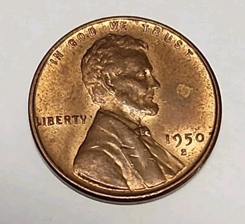 1950-S Lincoln Wheat Cent — photo from another recent sale