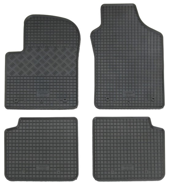 Gummi FußMatten FüR Ford KA MK2 RU8 2008-2016 Passform Gummimatten Matten 4-Tlg-image