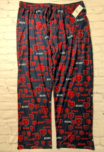 Men's XXL NFL Chicago Bears Ultra Soft Straight Leg Lounge Pajama Pants - New