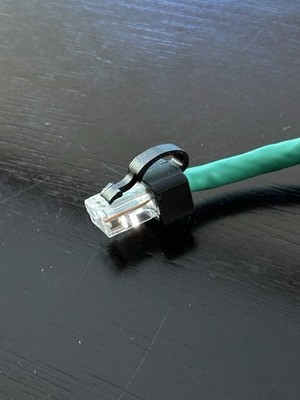 15x RJ45 Ethernet Cable Replacement Clip |Cat5 Cat6 Repair Snap | Broken Tab Fix