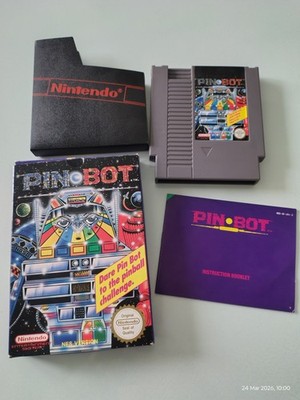 PinBot Nintendo Nes Spiel PAL UK Boxed Pinball komplett mit Schutz