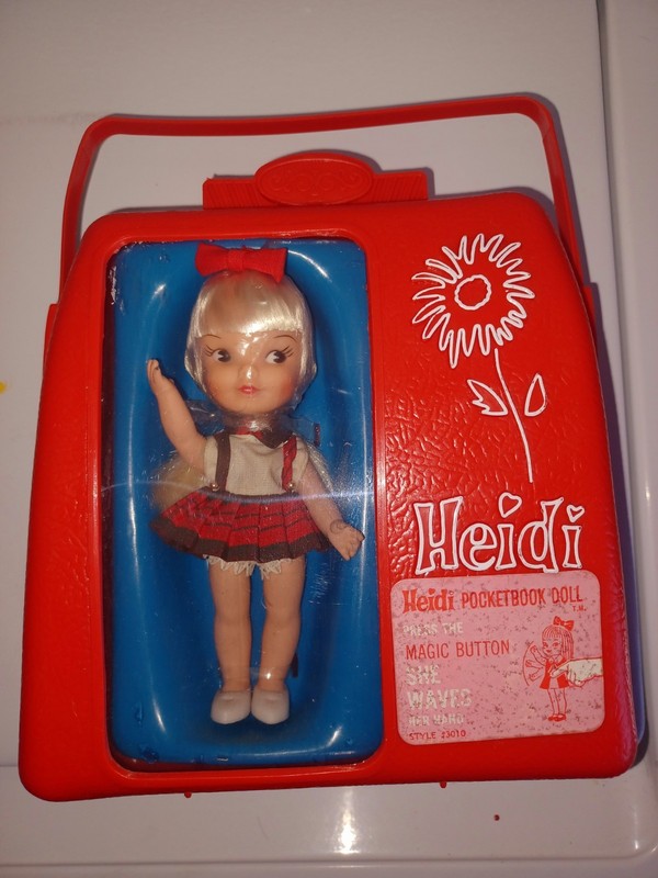 Remco Heidi Pocketbook Doll never opened old store stock 1964