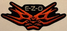 E-Z-O Patch Embroidered Licensed Vintage EZO Unused 80s Early 90s 4.5" x 2.25"