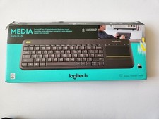 Logitech K400 Plus Wireless Touch TV Keyboard. PC To TV Entertainment