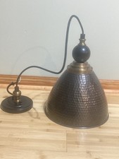 Pendant Light  Uttermost 22052 Brass/Black Ad...
