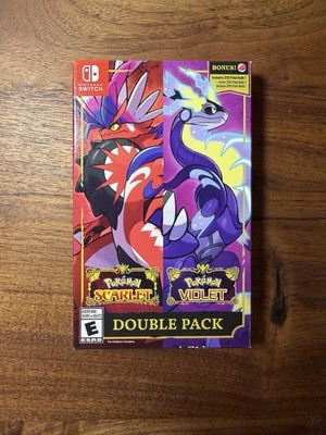 Pokémon Scarlet & Pokémon Violet -- Double Pack (Nintendo Switch, 2022)...