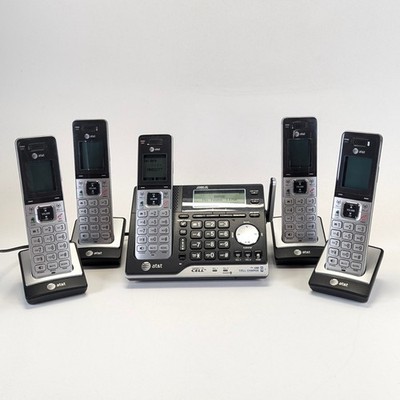 AT&T CLP99553 DECT 6.0 Connect to Cell BLUETOOTH 5 HANDST Cordless Phone System