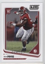 2018 Score Rookies Daron Payne #414 w7v