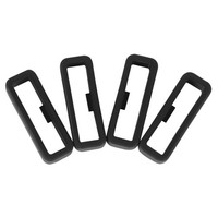 4-Teilige Uhrenbefestigungsringe Ersatz-Silikon-Uhrenarmbandschlaufen