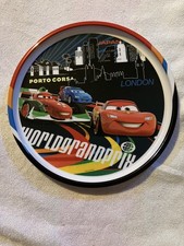 Disney CARS Plate Melamine Plastic Toddler Zak Designs World Grand Prix Pixar
