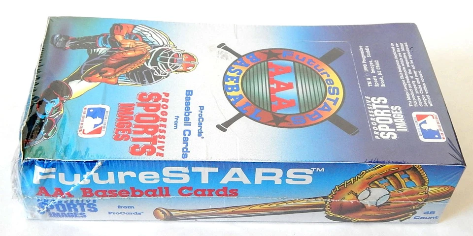 1990 ProCards AAA Baseball Future Stars Factory Sealed Box 48 Packs - Image 2 of 2