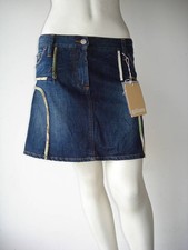 John Galliano Gonna Denim Skirt Skirt Rok Rock New IT40 DE 36