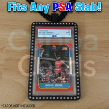 BLACK Diamond Necklace ❖ PSA Graded Card Slab Holder w/ Chain ❖ 3D Printed