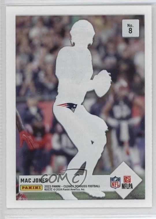 2023 Panini Clearly Donruss Clearly Retro 1993 Mac Jones #8 - Image 2 of 2