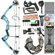 Set arco composto tiro con l'arco 30-55 libbre pesca con l'arco frecce caccia tiro al bersaglio RH LH