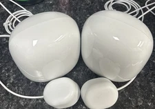 Google Nest WiFi Pro 6E, G6ZUC, Home Wi-Fi System - Mesh Router- 2 Pack - Snow