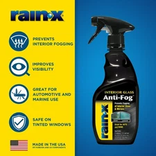 🚘 Rain-X Interior Glass Anti-Fog 12oz  Car Window & Mirror Treatment (630046W)