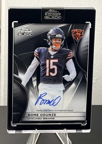 2025 Topps Chrome Rome Odunze Chrome Autographs (RAW)