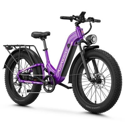 Ebike 26'' 1800W 36Mph Electric Bike Mountain Bicycle Fat Tire E-bike for Adults