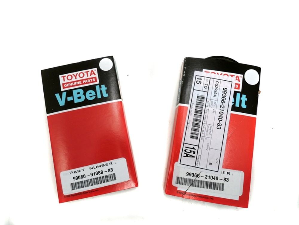 Genuine Toyota V6 Serpentine Belt Kit for AC Power Steering Alternator  