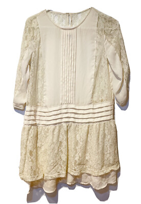 Women Delicate Lace Dress Beige H&M Size M | eBay Women Delicate Lace Dress Beige H&M Size M | eBay