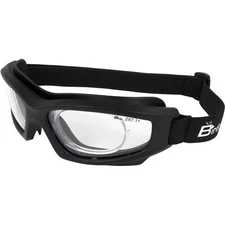 Birdz Eyewear Flyer TPU Safety Goggles with Clear Lenses & Rx Adaptor