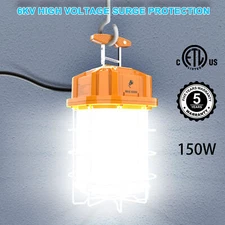 150W LED Temporary Work Light Linkable Construction Jobsite Light 5000K 21000LM