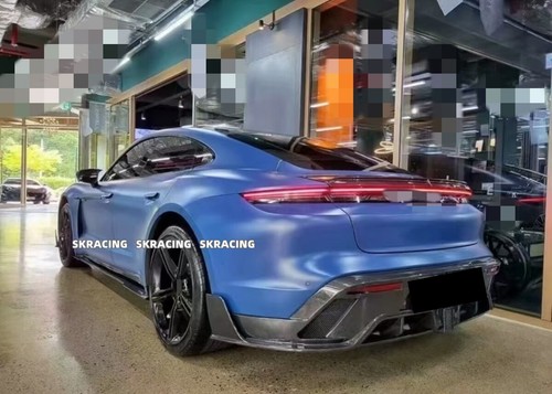 Real Carbon Rear Trunk Lips Spoiler Wing Body Kits Fits Porsche Taycan 2020-2024 - Picture 7 of 20