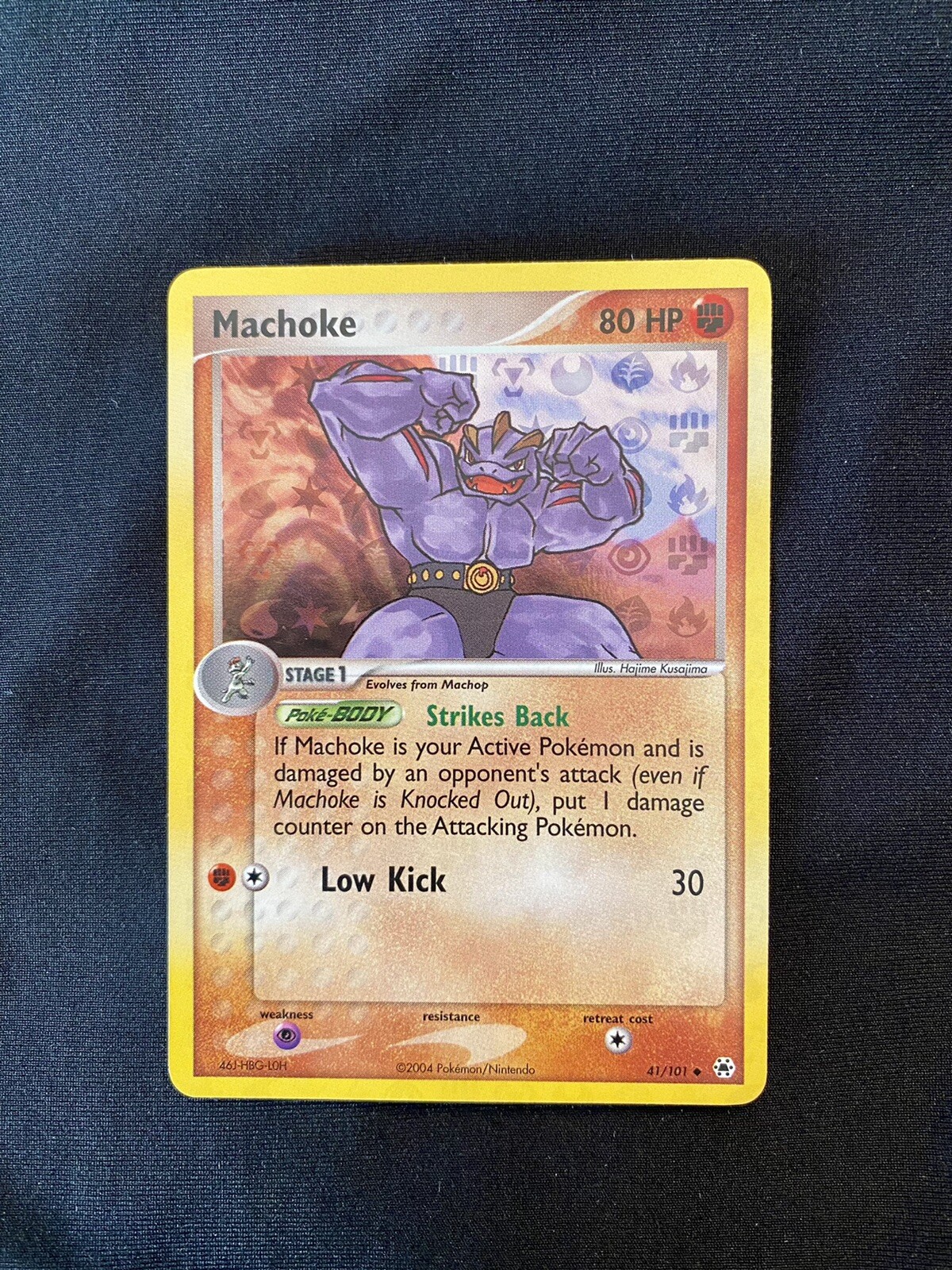 Machoke 41/101 Reverse Holo RARE EX Hidden Legends (2004) - NEAR MINT/EXCELLENT