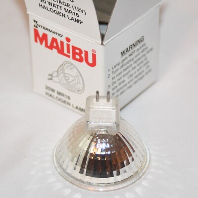 Malibu Landscape Bulb 12V 20W MR16 Halogen Lamp ML20W16 | eBay