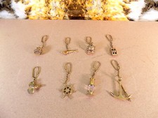 Vintage Brass Nautical / Boat / Yacht  Keyring x 8 in Box